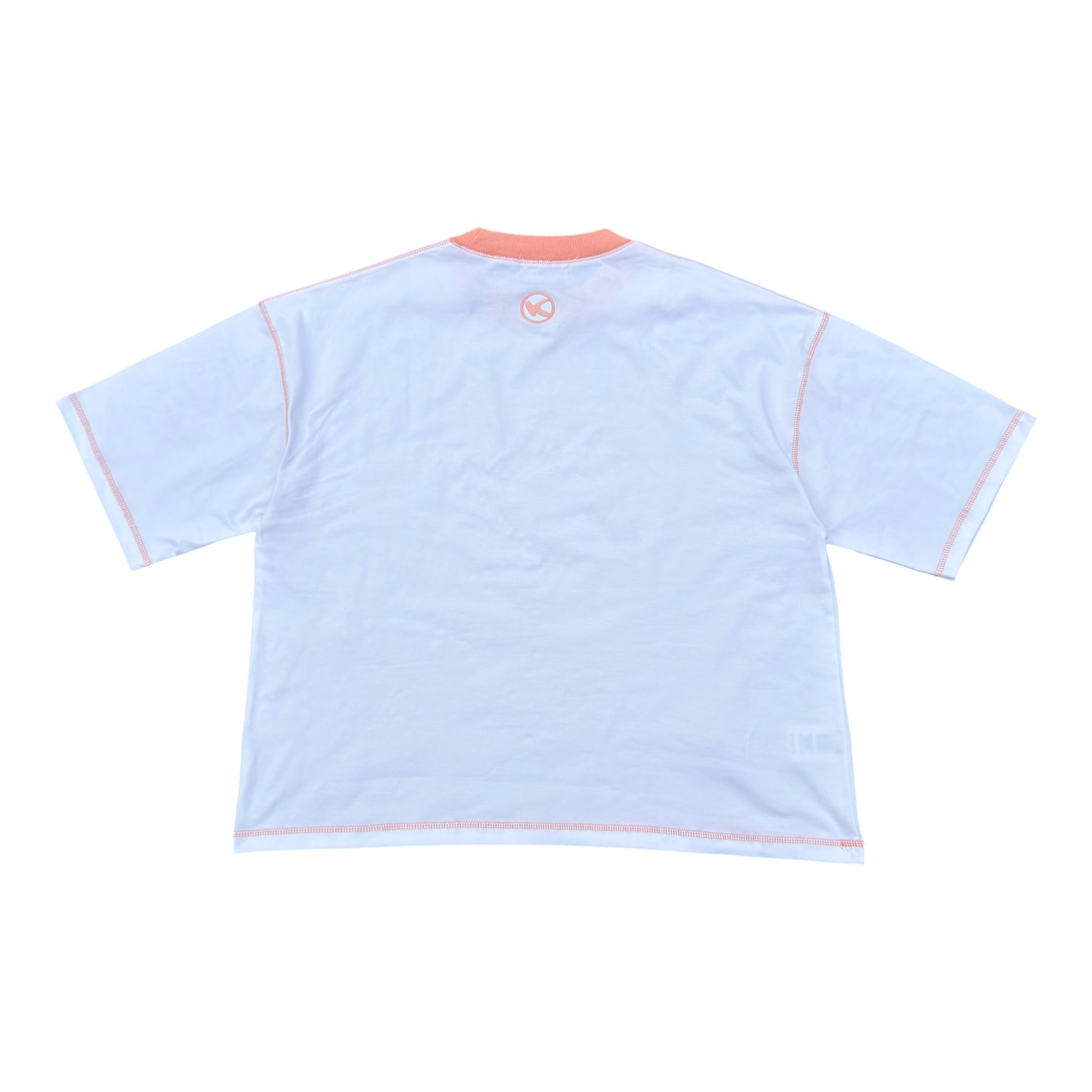 White Blossom Ringer Tee