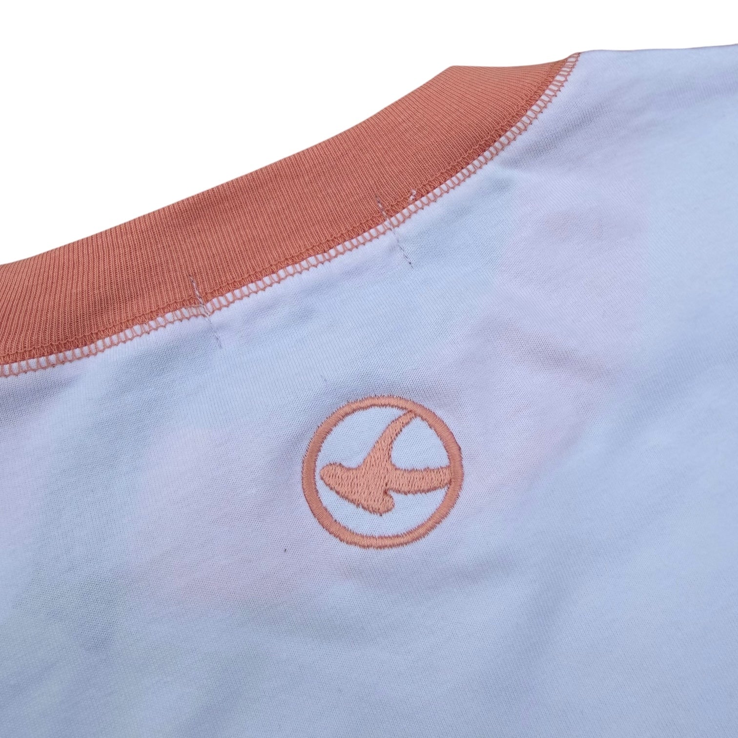 White Blossom Ringer Tee