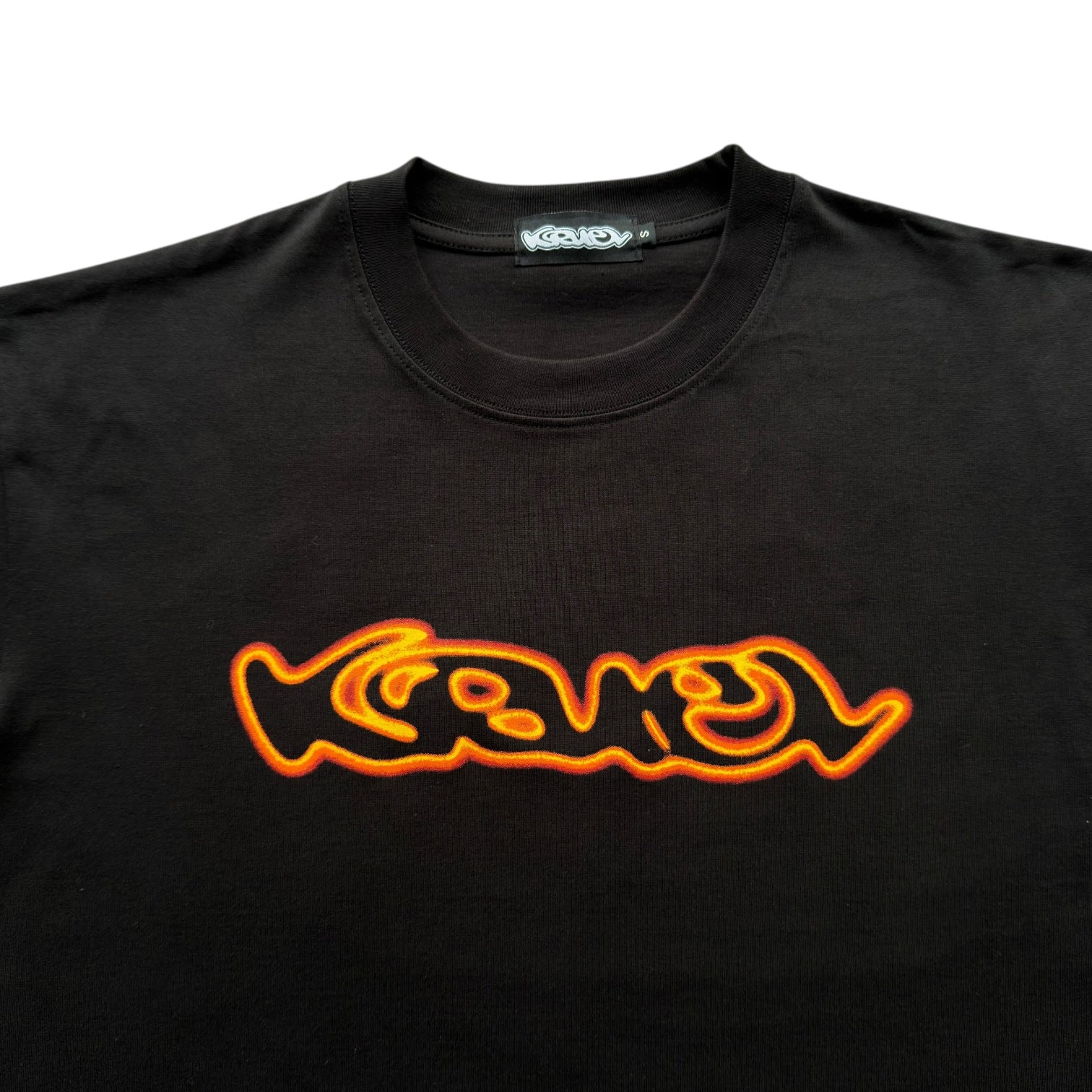 Flame Script Boxy Tee